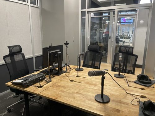 Nuvodesk podcast room