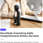 Press Release: NuvoDesk Coworking Adds Comprehensive Notary Services