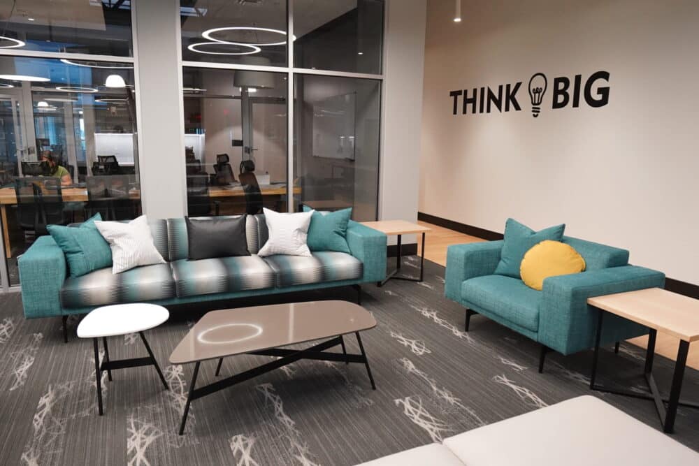 NuvoDesk common area: Think Big