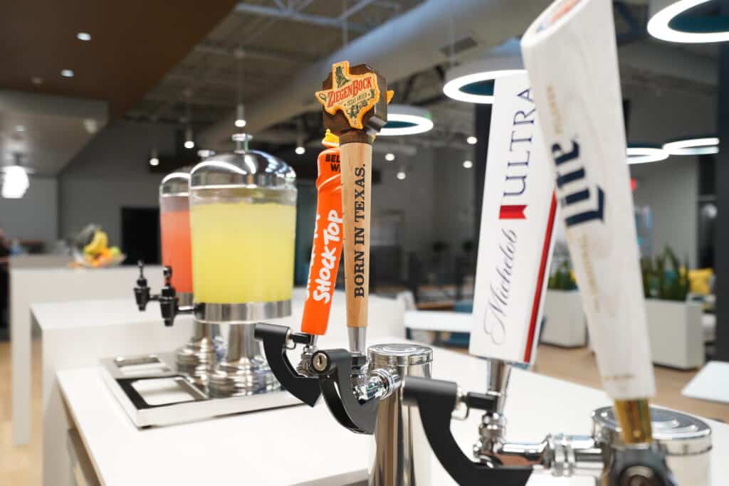 amenities for realtors beer and nonalcoholic drinks