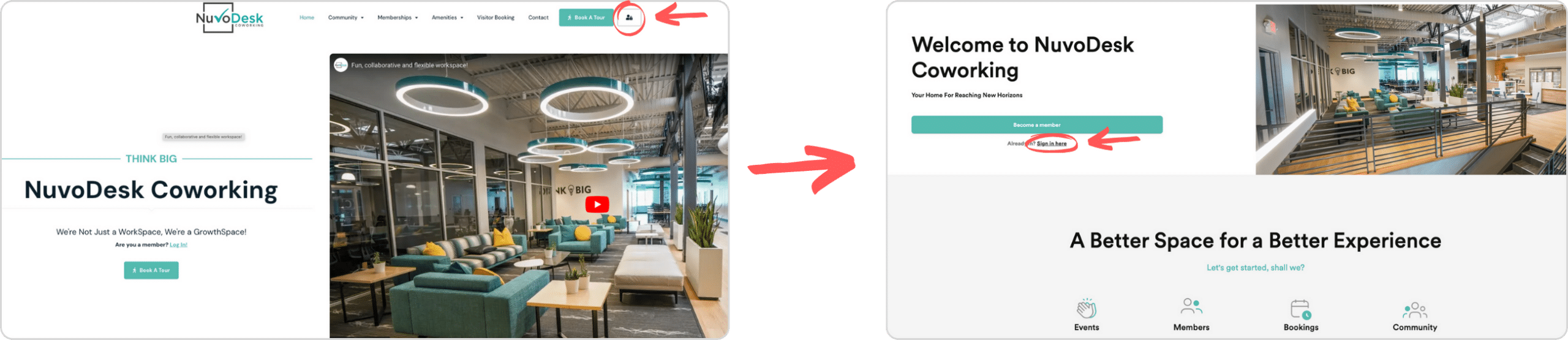NuvoDesk Log In Instructions ‣ NuvoDesk Coworking NuvoDesk Log In Instructions