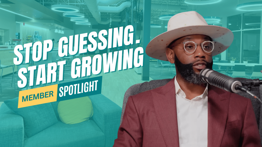 Business Therapy Firm member spotlight podcast at NuvoDesk Coworking in Arlington TX