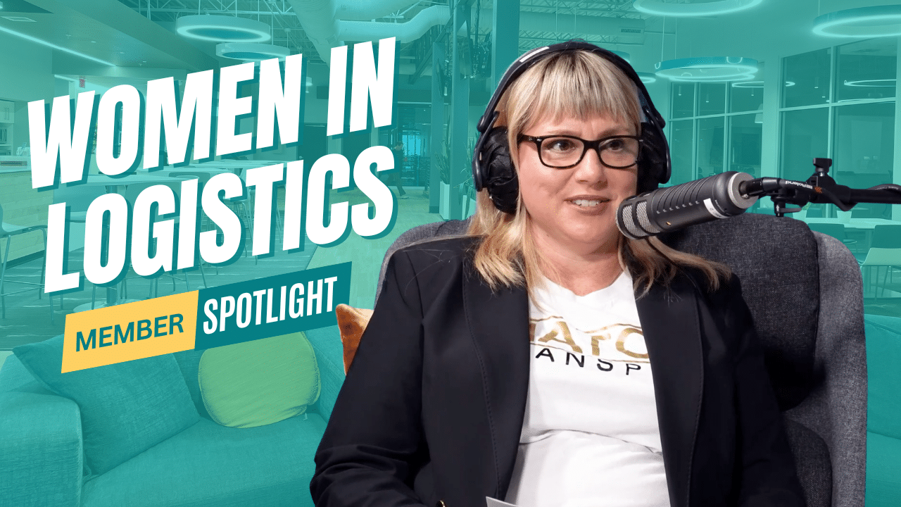 Cori Eckley-Richards of NATCO Transport discussing women in logistics during a podcast interview